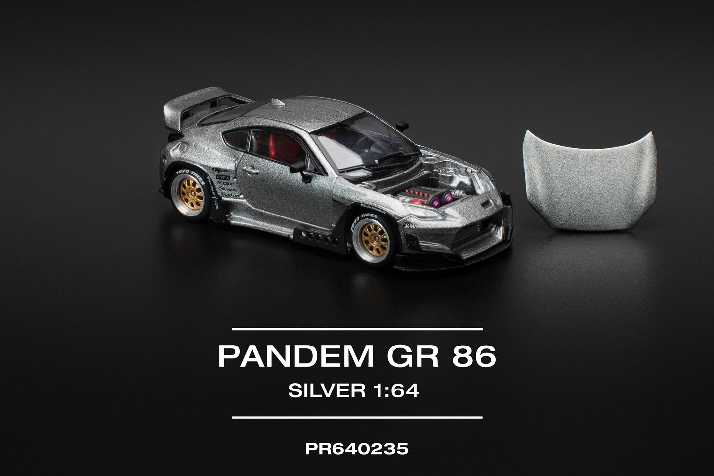 (Pre-Order)PR640235 PANDEM GR86 - SILVER (NEW TOOLING)