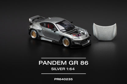 (Pre-Order)PR640235 PANDEM GR86 - SILVER (NEW TOOLING)