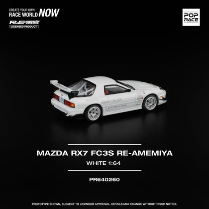 (Pre-Order) (PR640260) MAZDA RX7 FC3S RE-AMEMIYA (WHITE)