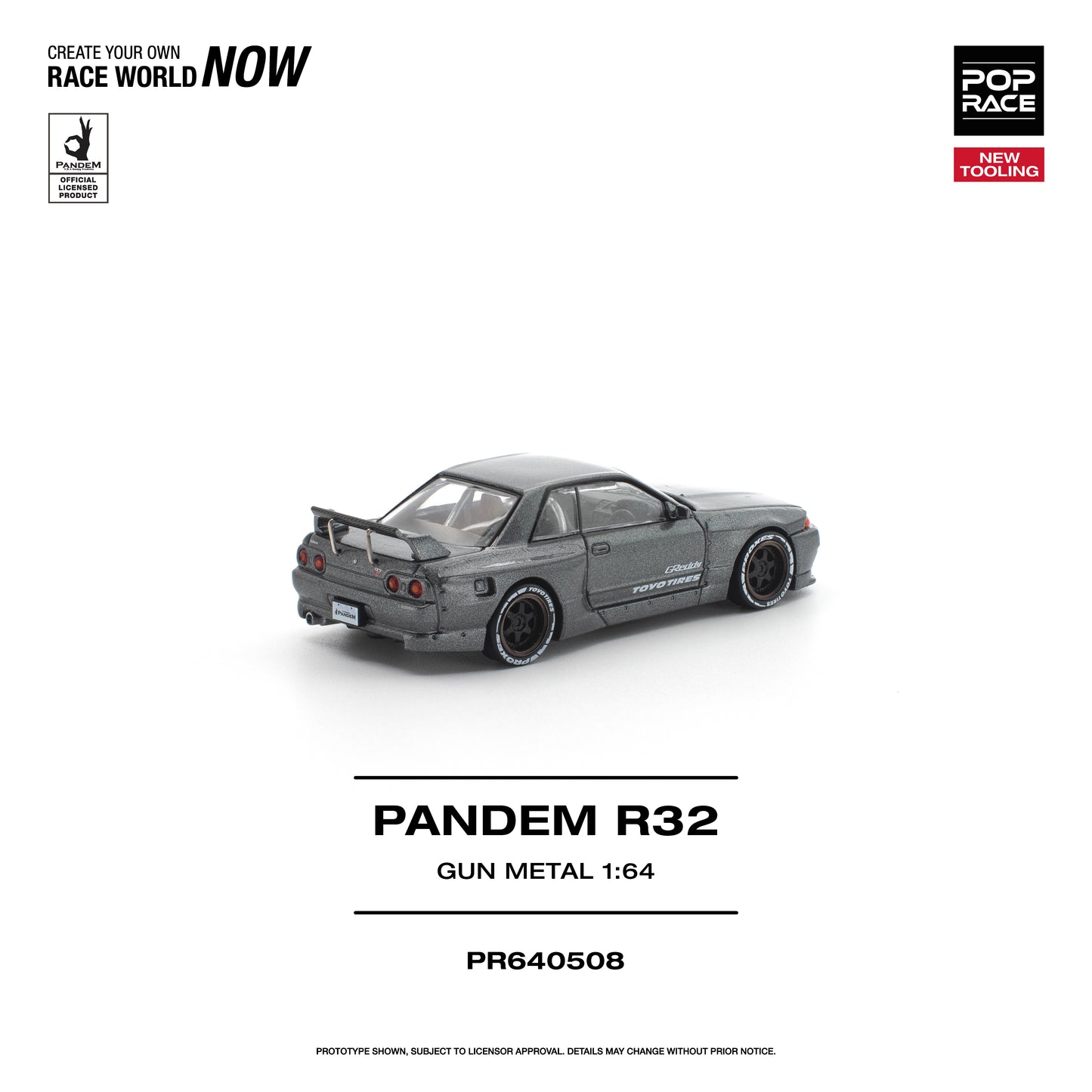 (Pre-Order) (PR640508) PANDEM R32 - GUN METAL