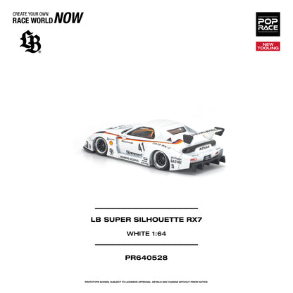(Pre-Order) (PR640528) LB SUPER SILHOUETTE RX7 (FD3S) - WHITE