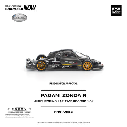 POP RACE 1:64 Pagani Zonda R Nurburgring Lap Time Record (PR640582) - Side View