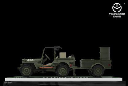 (TM643702-2) TimeMicro 1:64 - Willys Trailer Version