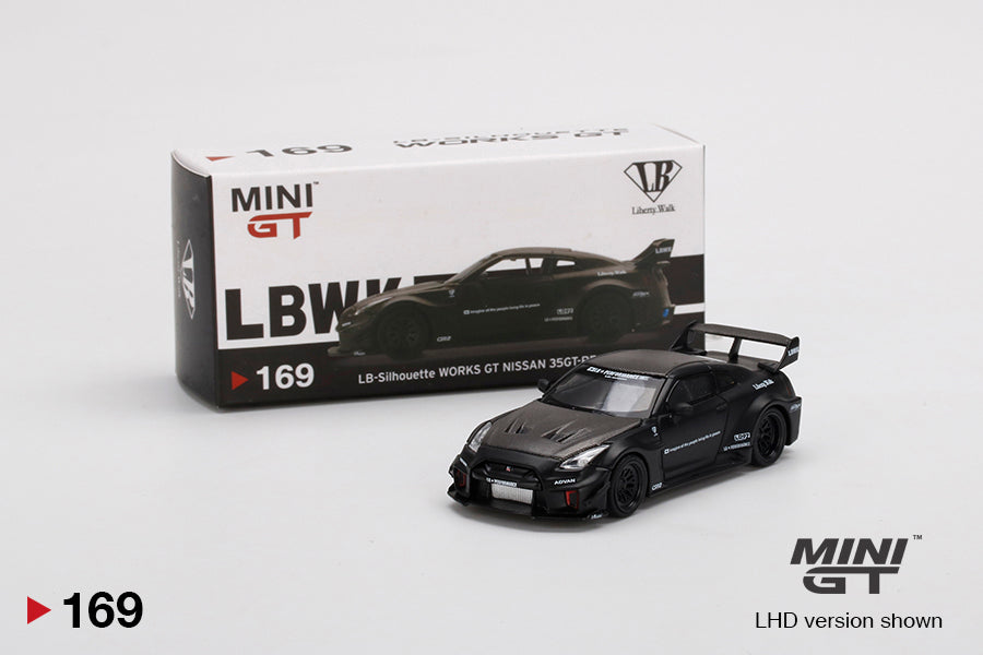 (MGT00169) - LB-Silhouette WORKS GT NISSAN 35GT-RR Ver.1 Matte Black (Box Version)