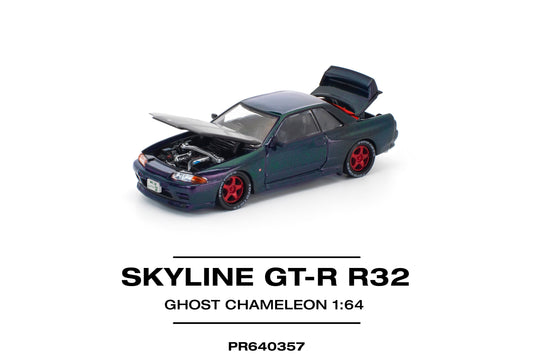 (Pre-Order) (PR640357) SKYLINE GT-R R32 GHOST CHAMELEON