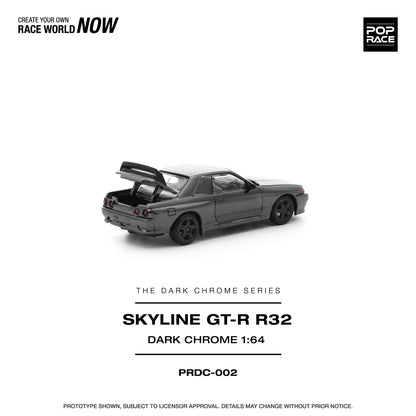 Pre-Order) (PRDC002) R32 GT-R DARK CHROME