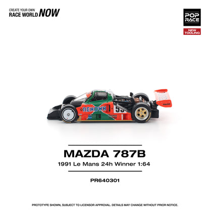 (Pre-Order) (PR640301) MAZDA 787B 1991 LE MANS 24H WINNER