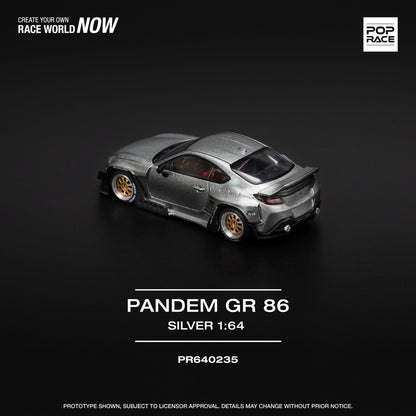 (Pre-Order)PR640235 PANDEM GR86 - SILVER (NEW TOOLING)