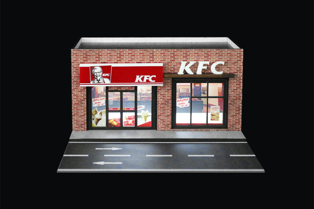 (MO941108) MoreArt 1:64 KFC Lighting Integrated Scene