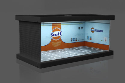 (MO960104) Gulf Oil Four-Car Assembly Scene