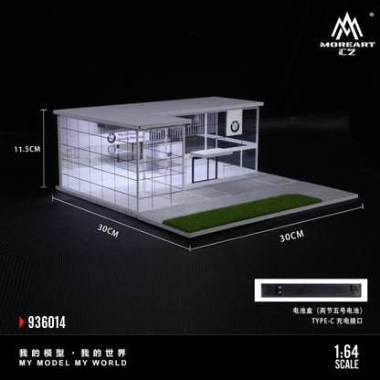(MO936014) Double-Layer Modular Showroom Lighting Scene for BMW Store