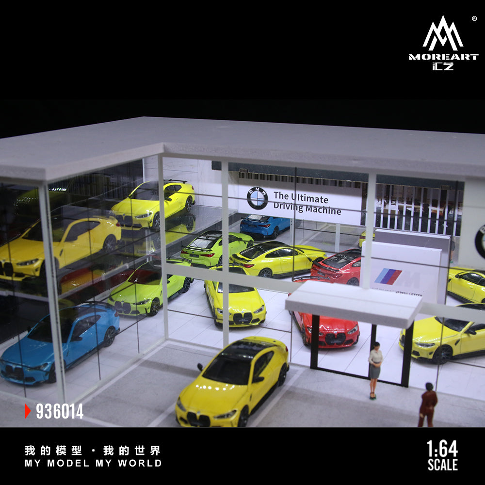 (MO936014) Double-Layer Modular Showroom Lighting Scene for BMW Store