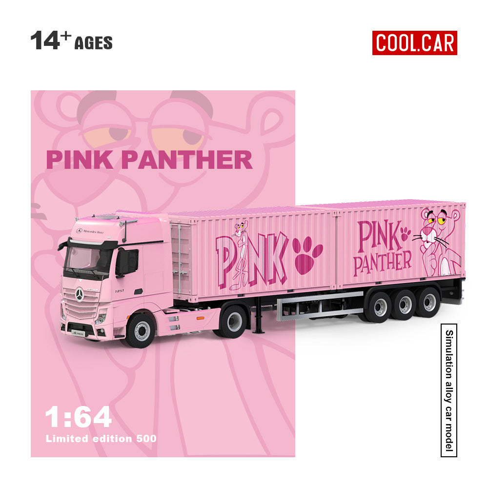 (CC646734) Mercedes-Benz Actros Container Truck - Pink Panther Livery