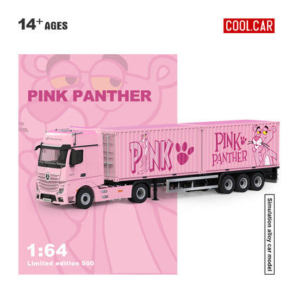 (CC646734) Mercedes-Benz Actros Container Truck - Pink Panther Livery