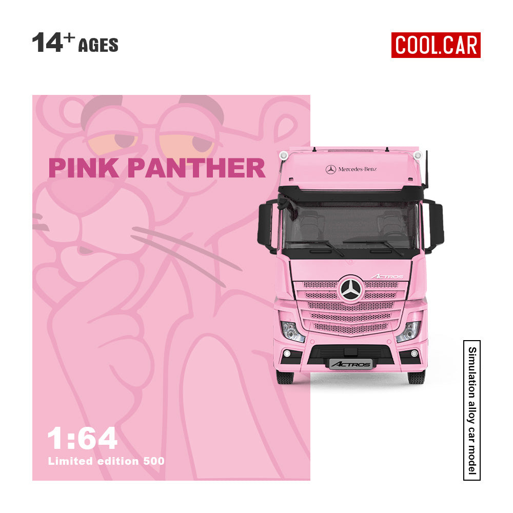 (CC646734) Mercedes-Benz Actros Container Truck - Pink Panther Livery