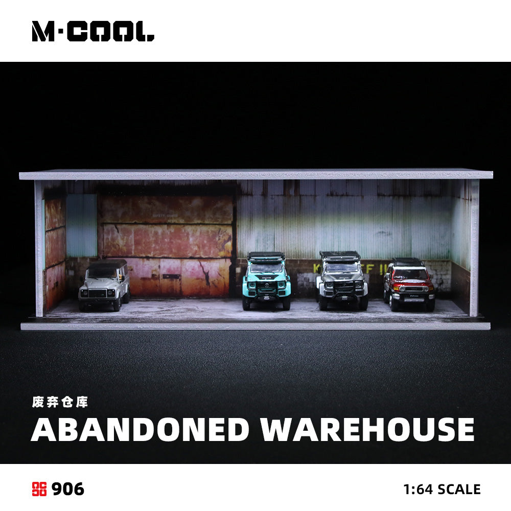 (MC914906) M·COOL 1:64 B-Abandoned Warehouse Assembly Scene-with Lighting
