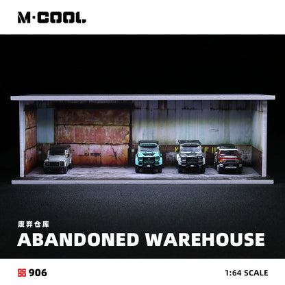 (MC914906) M·COOL 1:64 B-Abandoned Warehouse Assembly Scene-with Lighting