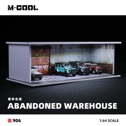 (MC914906) M·COOL 1:64 B-Abandoned Warehouse Assembly Scene-with Lighting