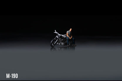 (MO222190) MoreArt 1:64 Harley-Davidson Muscle Motorcycle Figure
