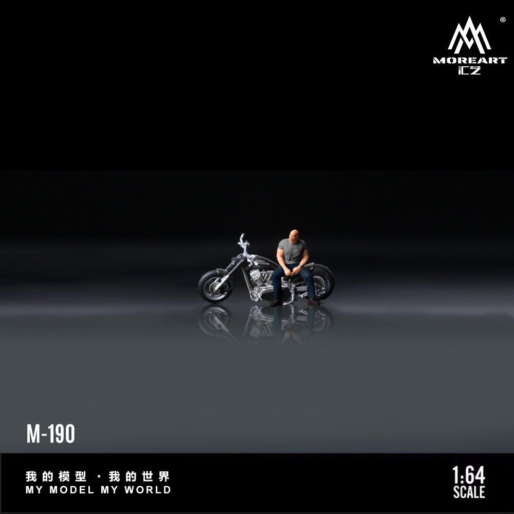 (MO222190) MoreArt 1:64 Harley-Davidson Muscle Motorcycle Figure