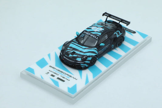 Modernart x Shepwell x Senseorgan - (MD647312) Porsche 911 CUP Gray & Blue #22 (AIT release)