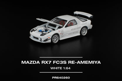 (Pre-Order) (PR640260) MAZDA RX7 FC3S RE-AMEMIYA (WHITE)