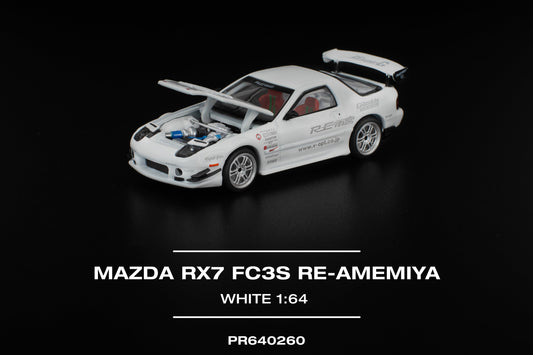 (Pre-Order) (PR640260) MAZDA RX7 FC3S RE-AMEMIYA (WHITE)
