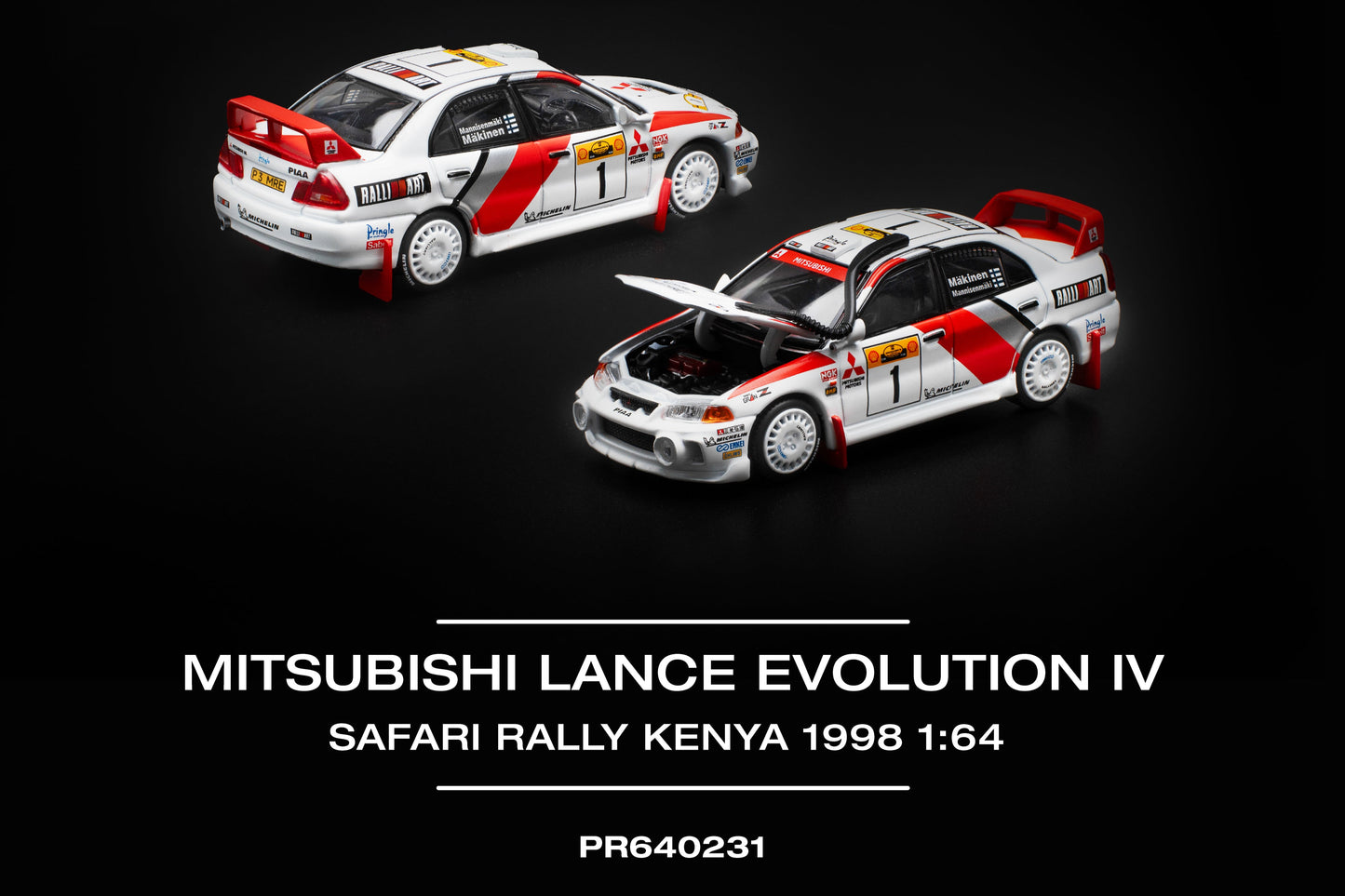 PR640231 MITSUBISHI LANCER EVOLUTION IV SAFARI RALLY KENYA 1998