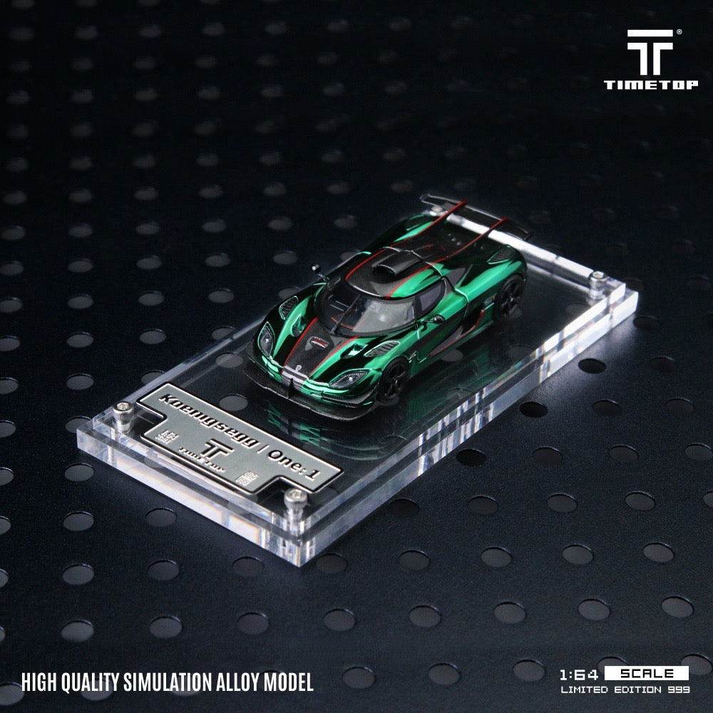 (Pre-Order)(TT644817) Koenigsegg One:1 (Metallic Green)