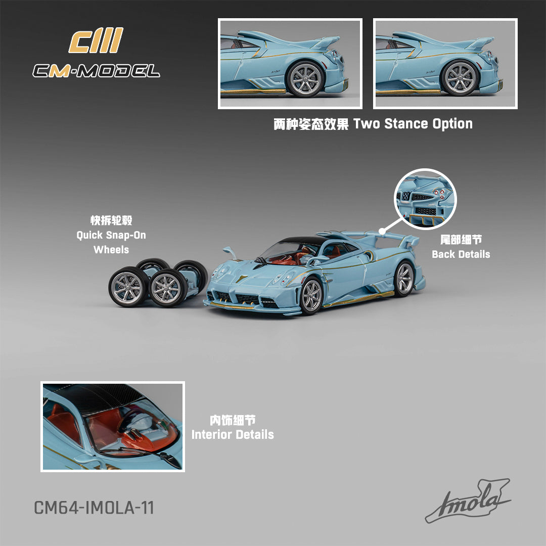 (Pre-Order)(CM64-IMOLA-11) Pagani Imola Azzurro Sardegna