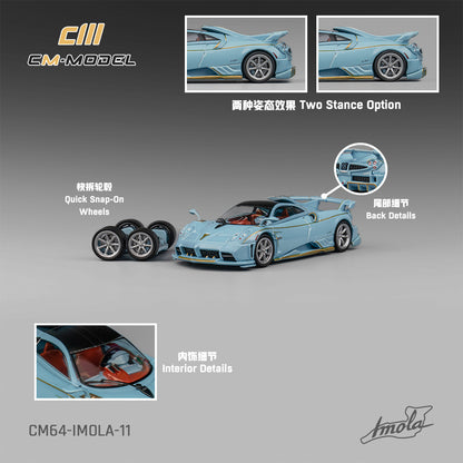 (Pre-Order)(CM64-IMOLA-11) Pagani Imola Azzurro Sardegna