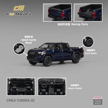 (Pre-Order)(CM64-Tundra-02) Toyota Tundar Metallic blue