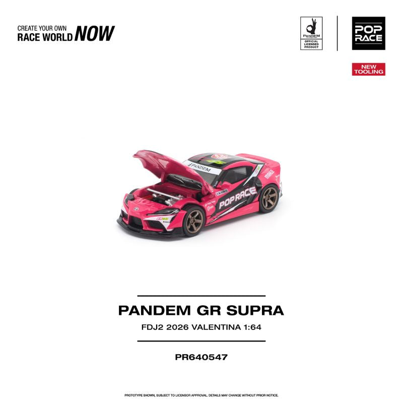 (Pre-Order)(PR640547) Pop Race PANDEM GR Supra FDJ2 Valentina Piaz