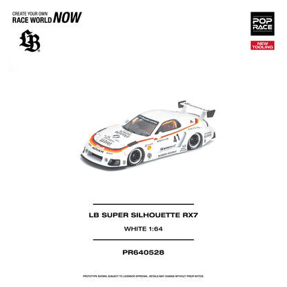 (Pre-Order) (PR640528) LB SUPER SILHOUETTE RX7 (FD3S) - WHITE