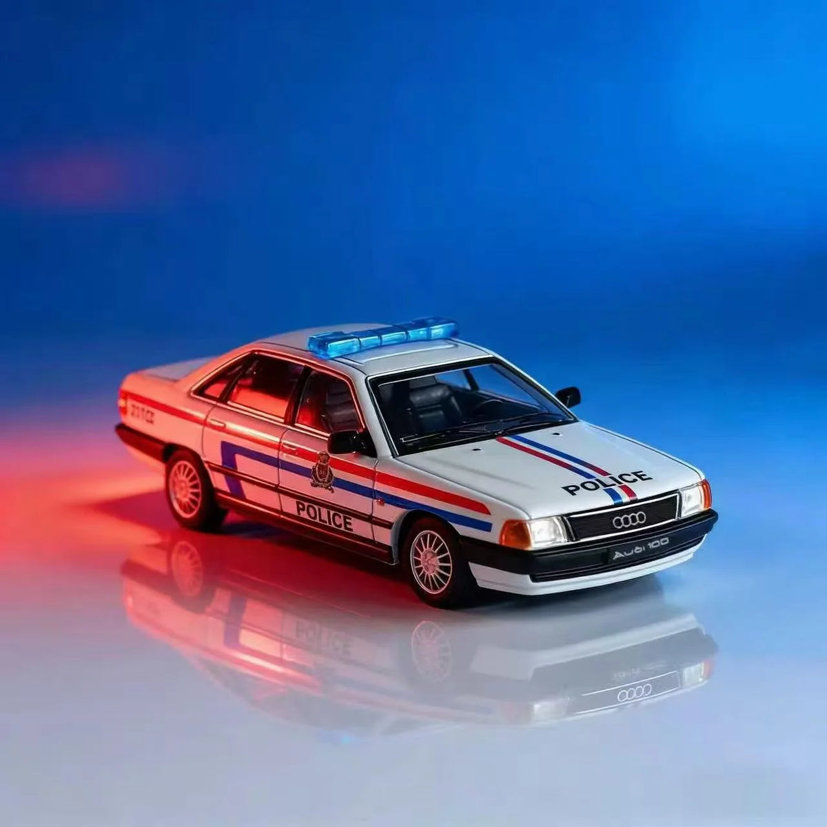 Rhino Model - Audi 100 C3 (1989) Police Car