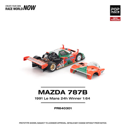 (Pre-Order) (PR640301) MAZDA 787B 1991 LE MANS 24H WINNER