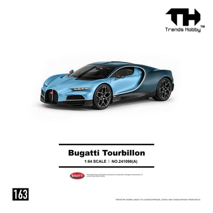 (Pre-Order) 241098(A) Trends Hobby 1/64 Bugatti Tourbillon (Blue Atlantic)
