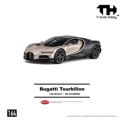(Pre-Order) 241098(B) Trends Hobby 1/64 Bugatti Tourbillon (Dore Gold)