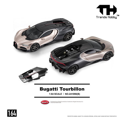 (Pre-Order) 241098(B) Trends Hobby 1/64 Bugatti Tourbillon (Dore Gold)