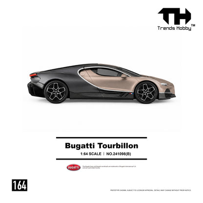(Pre-Order) 241098(B) Trends Hobby 1/64 Bugatti Tourbillon (Dore Gold)