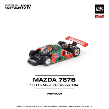 (Pre-Order) (PR640301) MAZDA 787B 1991 LE MANS 24H WINNER