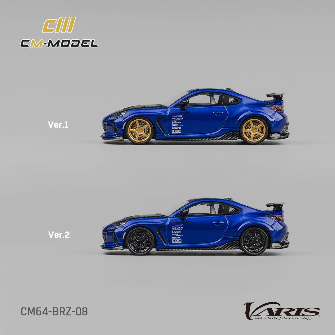 (Pre-Order) (CM64-BRZ-08) Subaru BRZ Varis Widebody - Blue