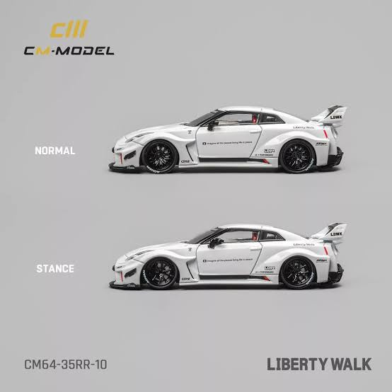 (CM64-35RR-10) Nissan LBWK GT-35RR White