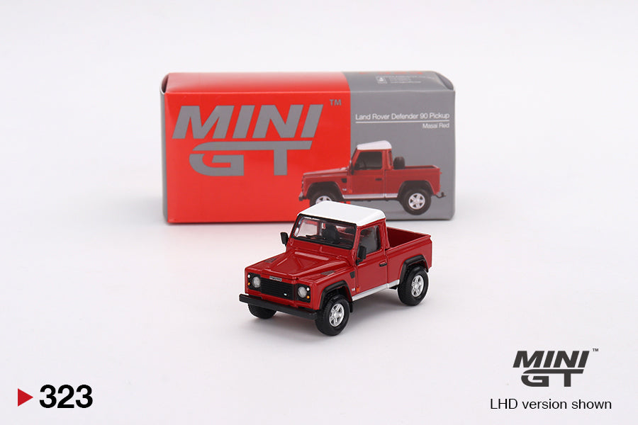 (MGT00323-BL) Land Rover Defender 90 Pickup Masai Red