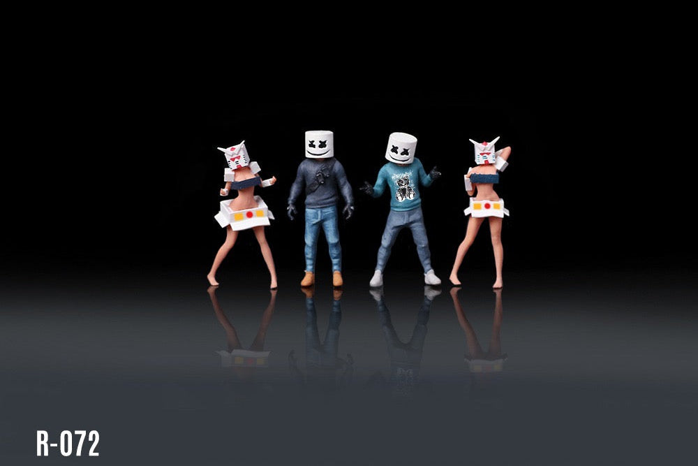 (Pre-Order) (MO223072) Personalised Mask Figure Set Resin