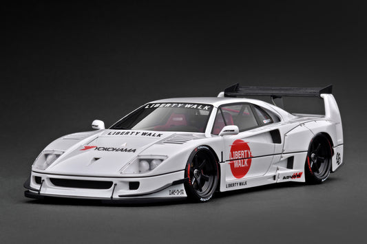 (Pre-Order) (IG3752) 1:18 LB-WORKS 40 White (Resin)