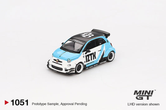 (Pre-Order) (MGT01051-BL) - Abarth 595 LB-WORKS X ABAS WORKS IZTK - Blister version