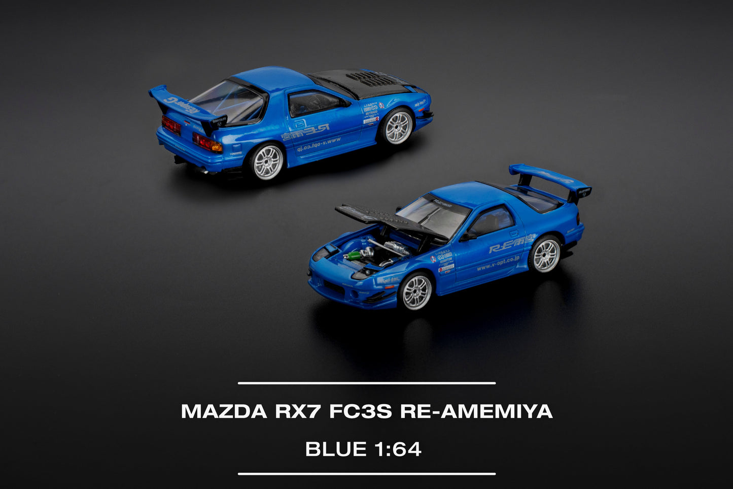 (Pre-Order) (PR640290) MAZDA RX7 (FC3S) RE-AMEMIYA BLUE