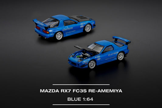 (Pre-Order) (PR640290) MAZDA RX7 (FC3S) RE-AMEMIYA BLUE