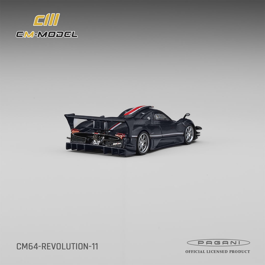 (Pre-Order)(CM64-REVOLUTION-11) Pagani Zonda Revlucion Navy Carbon Fiber